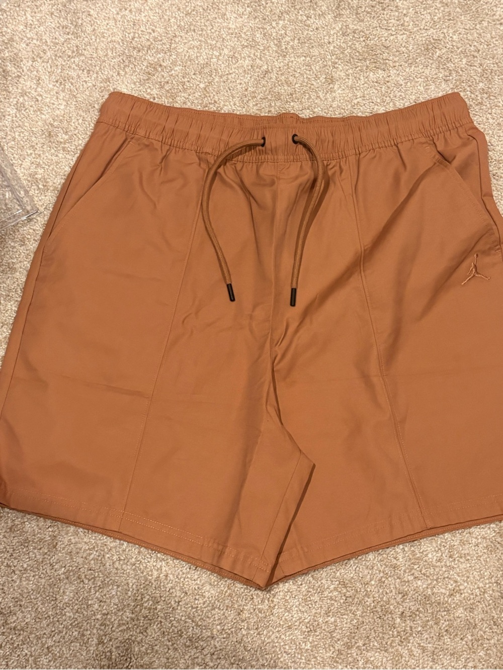 Jordan Men's Athletic Drawstring Shorts - Brown XL